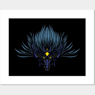 Blue Dragon Head Viper Posters and Art